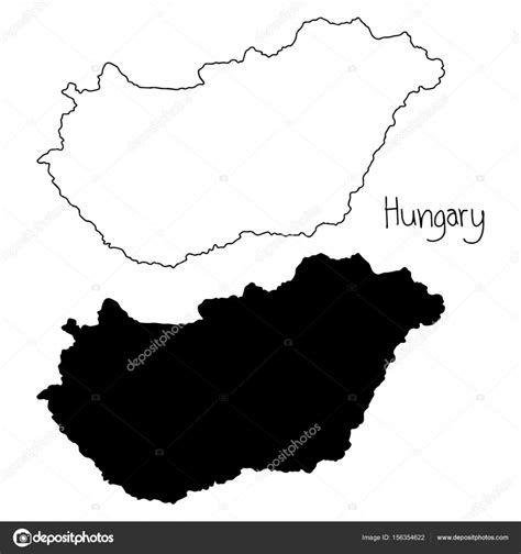 Magyarország megyéi, megye, rányítószám és kerület kijelzése. Magyarország Térkép Fekete Fehér | Térkép 2020