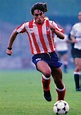 Paulo Futre of Atletico Madrid & Portugal in 1987. | Paulo futre ...