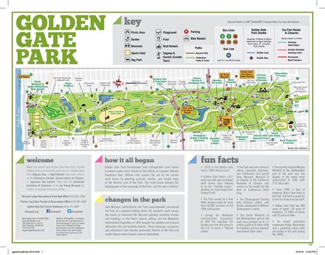 Printable Golden Gate Park Map Printable Templates
