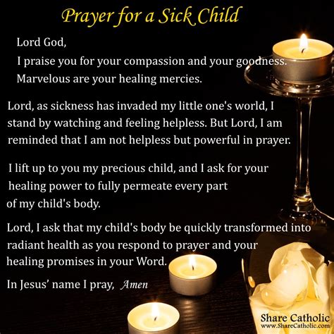 Catholic Prayer For The Sick All You Need Infos