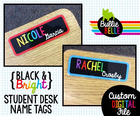 Desk Name Tags For Students