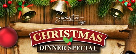 Some safeway stores are open christmas day, however, most are not. Signature at The Roof's Christmas Dinner Special Menu