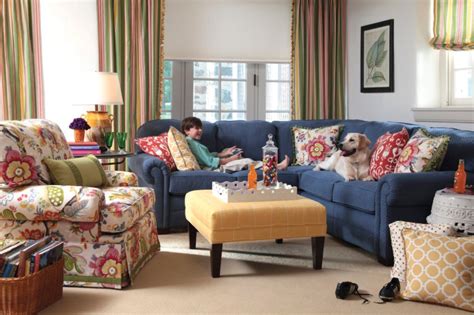 Denim Living Room Furniture Ideas On Foter