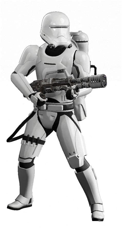 First Order Flametrooper Star Wars Trooper Sci Fi Character Design