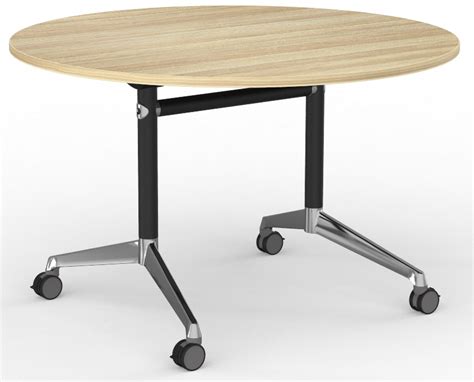 Shop for coffee table flip top online at target. Modulus Round Flip Top Table Black New Oak | Office Stock