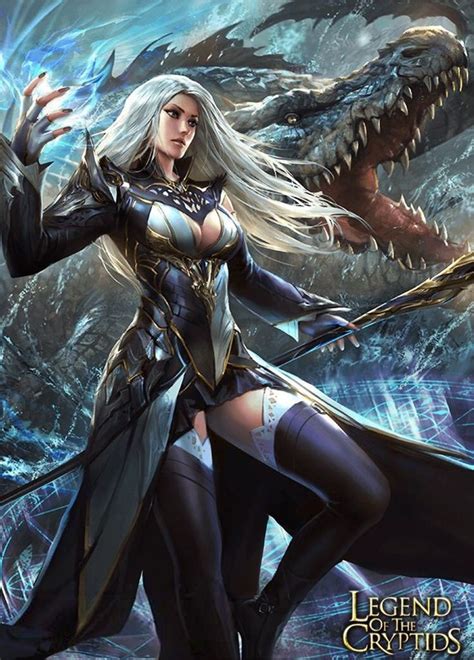 Pin By KATERINA DIM On Fantasy Art Legend Of The Cryptids Fantasy Female Warrior Dark