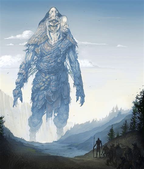 Giant Josh Tiefer Dark Fantasy Art Fantasy Creatures Fantasy Artwork