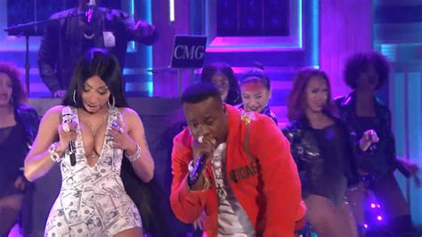 Yo Gotti Nicki Minaj Perform Rake It Up On Tonight Show