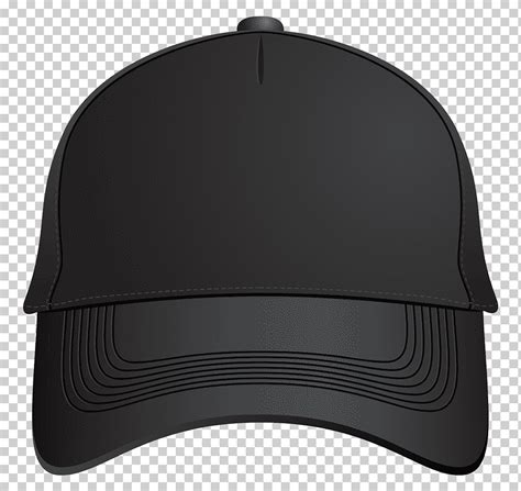 قبعة سوداء ذات حواف منحنية ، قبعة قبعة الملابس والقبعات Png