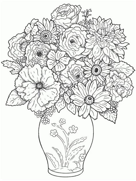 Flower Drawing Images Without Colour ~ Simple Flower Design Drawing