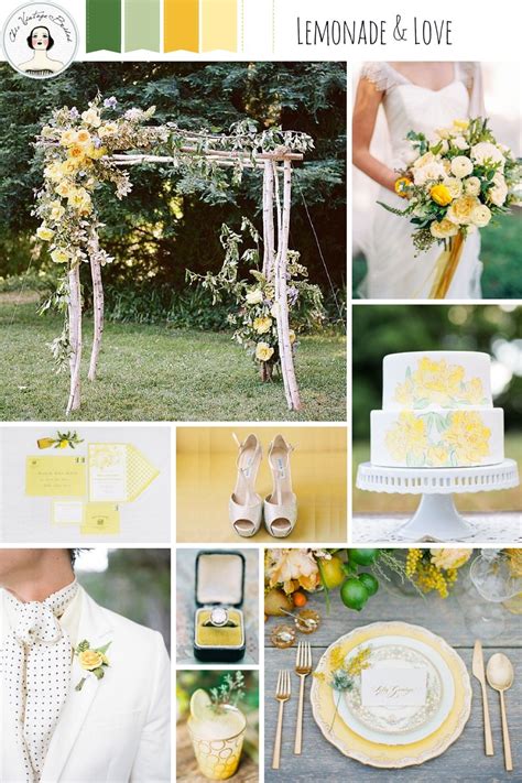 Lemonade And Love Outdoor Wedding Inspiration In Shades Of Yellow And