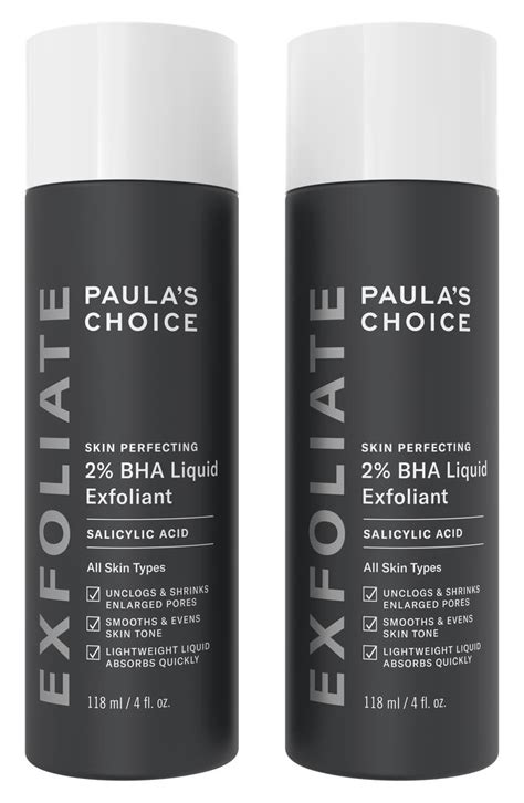 Le bha (acide salicylique) qu'elle contient régule les excès de sébum et contribue à réduire les points noirs, les taches et les rougeurs. Paula's Choice Skin Perfecting 2% BHA Liquid Exfoliant ...
