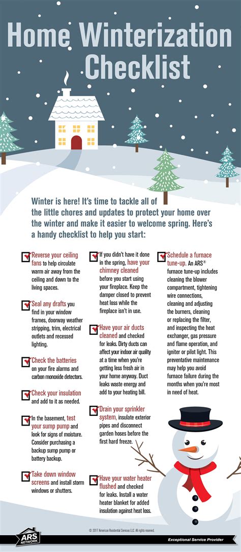 Home Winterization Checklist Home Maintenance Checklist Home