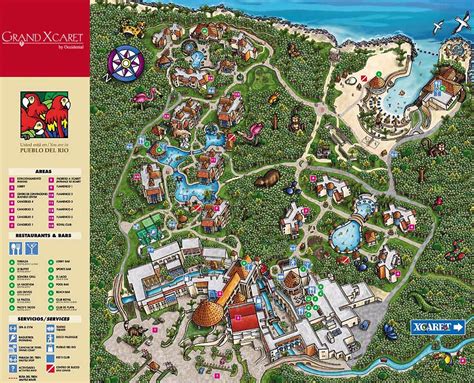 Resort Map Occidental Grand Xcaret Riviera Maya Mexico