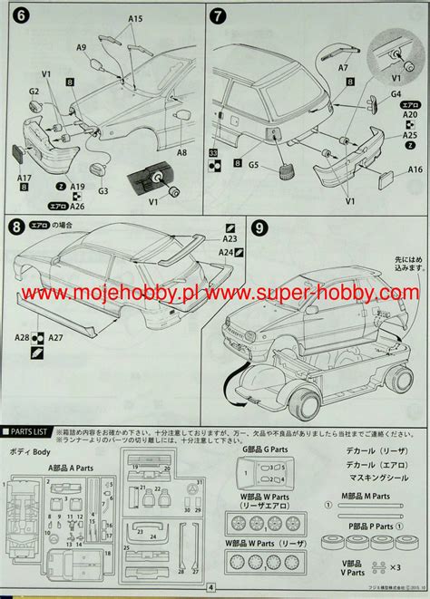 ID 149 Daihatsu Leeza Z Turbo AERO Model Do Sklejania Fujimi 046365