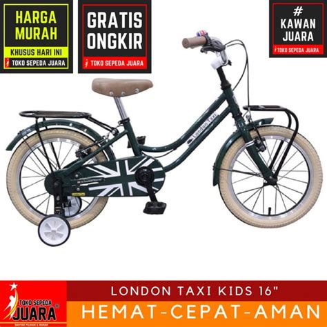 Rickshaw bicycle taxi from indonesia material: Sepeda Murah London Taxi - SEPEDAPUL