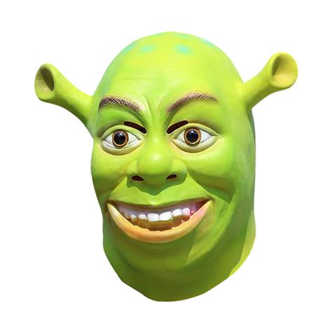 Buy Tryfansty Shrek Latex Shrek Costume Full Head Green Adult