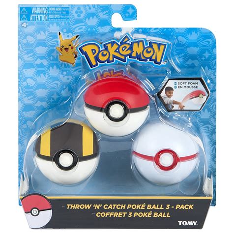 Kjøp Pokémon Throw N Catch Poké Ball 3 Pack Assortment T18810d