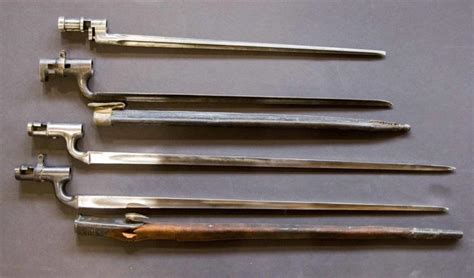 Lot A British Pattern 1853 Enfield Socket Type Bayonet