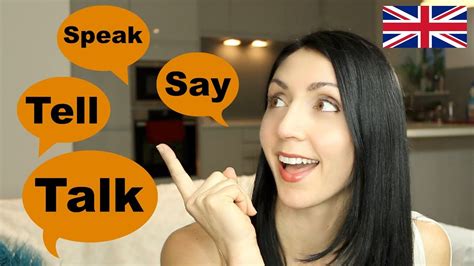 Speak Talk Say Tell What S The Difference Live English Lesson