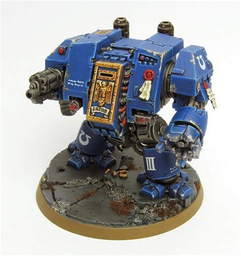 Showcase Ultramarine Dreadnought Warhammer Warhammer 40k Miniatures