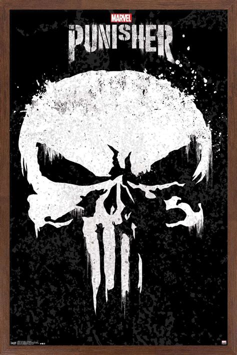 Marvel Comics Tv The Punisher Show Logo Poster