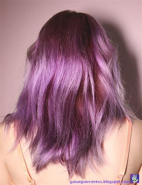 How To Dye Your Hair Purple Fade Results
