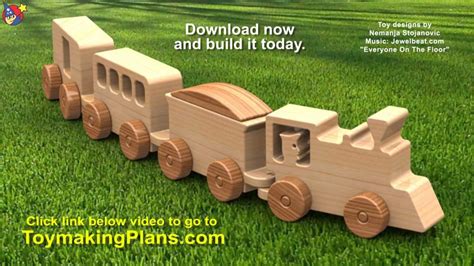 Wood Toy Plans Happy Go Lucky Toy Train Youtube