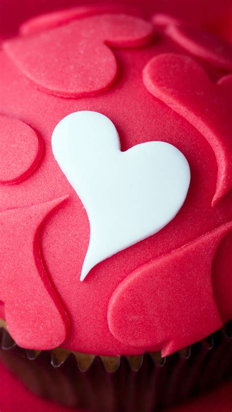 Pink Cupcake Heart Best Htc One M9 Wallpapers