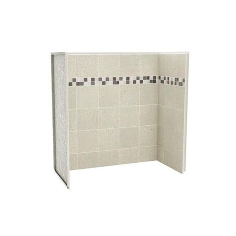 California faucets wall mounted handshower kit. MAAX® Utile Stone 60" x 30" Sahara Tub Wall Kit | Shower ...