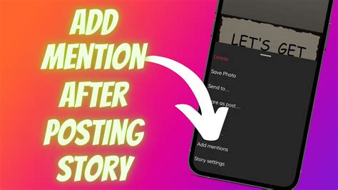 How To Mention Someone In Instagram Story After Posting Add Mentions