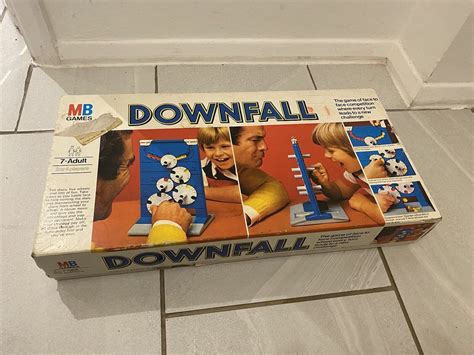 Downfall Board Game Vintage 1977 Long Box Edition By Mb Games