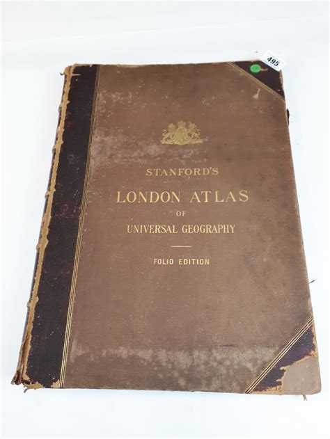 Stanfords London Atlas Of Universal Geography Folio Edition Edward
