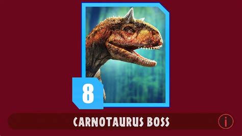 Carnotaurus Boss Jurassic World Alive Youtube