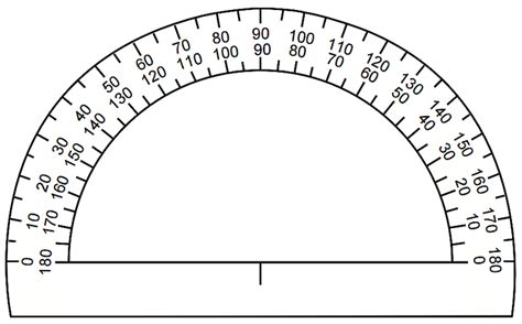 Here Are Some Printable Rulers When You Need One Fast Printable Ruler Protractor Geometry