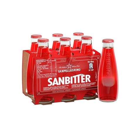 San Pellegrino SanBitter Red 6x10cl | Buy Online | Italian soft Drinks