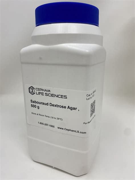 Sabouraud Dextrose Agar Cepham Life Sciences Research Products