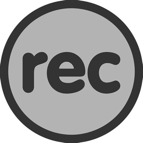 Record Button Sign Free Vector Graphic On Pixabay