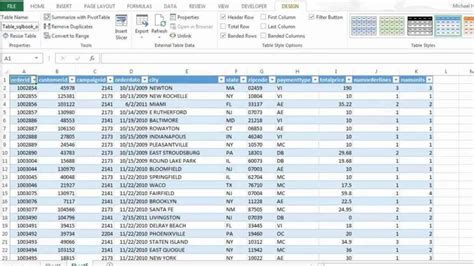 Sample Of Excel Spreadsheet With Data —