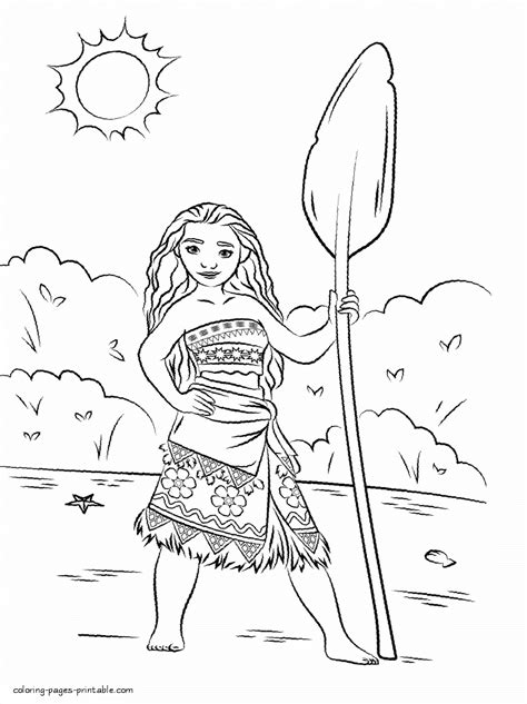 Download 286+ Disney Moana Coloring Pages PNG PDF File