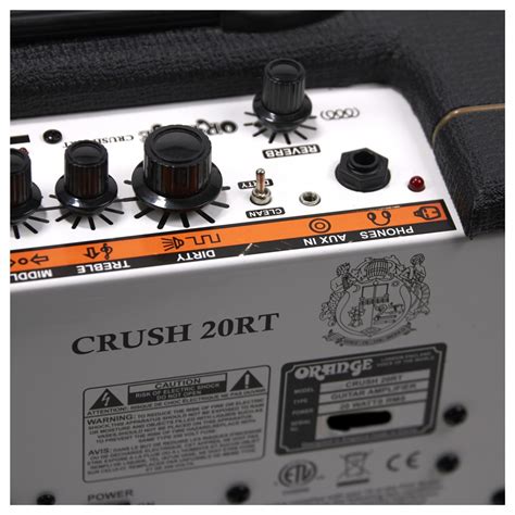 Orange Crush 20rt Combo Black Secondhand At Gear4music