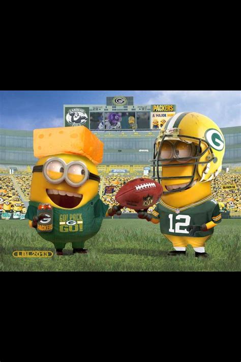 Packers Minions Green Bay Packers Green Bay Packers Football Green