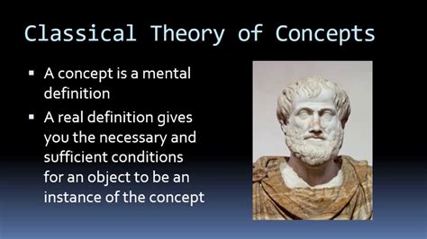 Cog250 3 Classical Theory Of Concepts And Prototype Theory Youtube