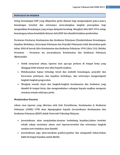 Produk publikasi bank indonesia meliputi peraturan, laporan, dan kajian, serta kalender kegiatan bank indonesia. Laporan Tahunan Unit OSHE 2014 by Universiti Teknologi ...