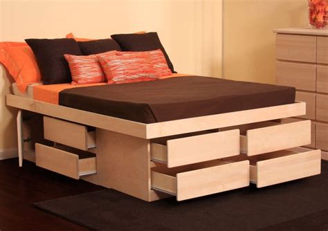 Check out the cool fold out doors that. The Awesome of DIY Platform Bed with Storage Project ...