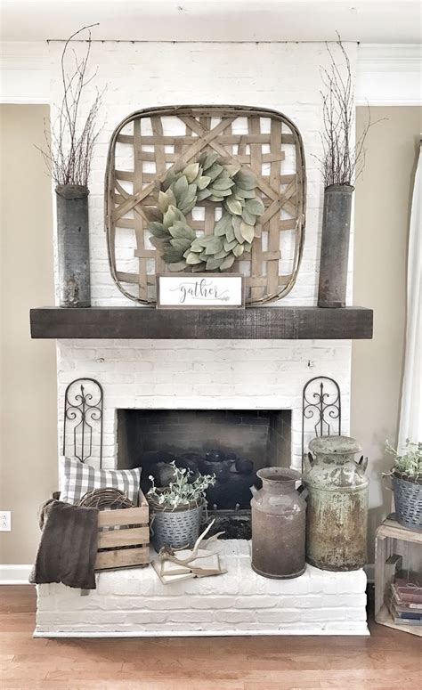 Fixer Upper Painted Brick Fireplace Fireplace Guide By Linda