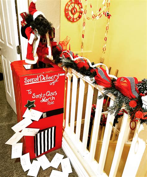 Check Out My Diy Santas Mailbox Wletters Christmas Decorations
