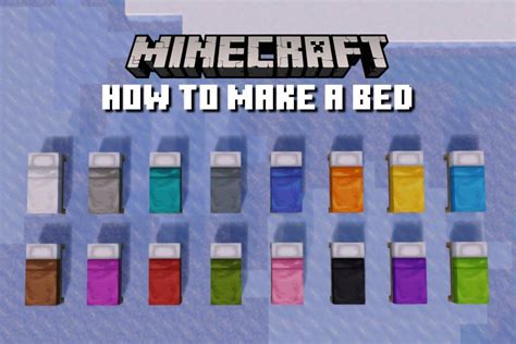 Cómo Hacer Una Cama En Minecraft Guía Fácil