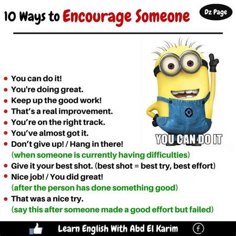 How To Encourage Someone In English Useful Phrases For Encouraging