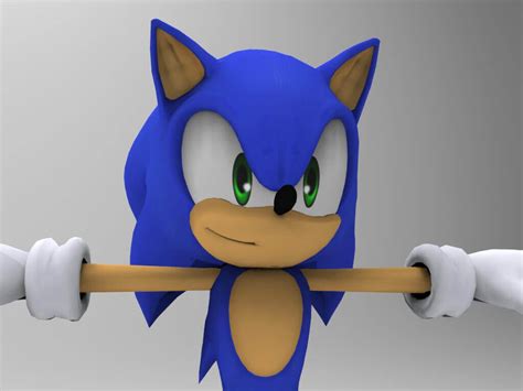 Sonic The Hedgehog 3d Model By Lykomodels